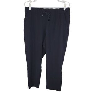 Lululemon Women's On the Fly Crop Woven Black Pants Size 10